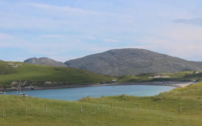 View Of Vatersay Bay (Context For Tobhair An Eilean)