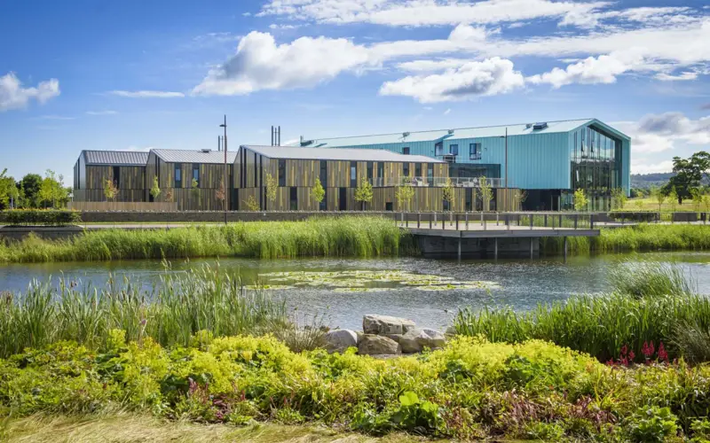 HIE's building and landscape on Inverness Campus 