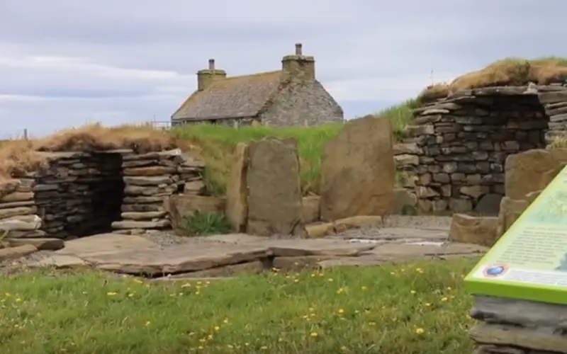 Traditional stone built building on Sanday, Orkney