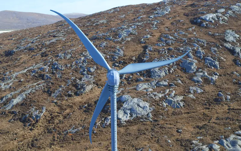 wind turbine on Harris