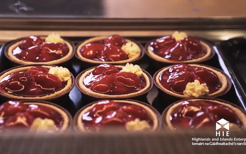 Strawberry tarts  from Macleans Bakery