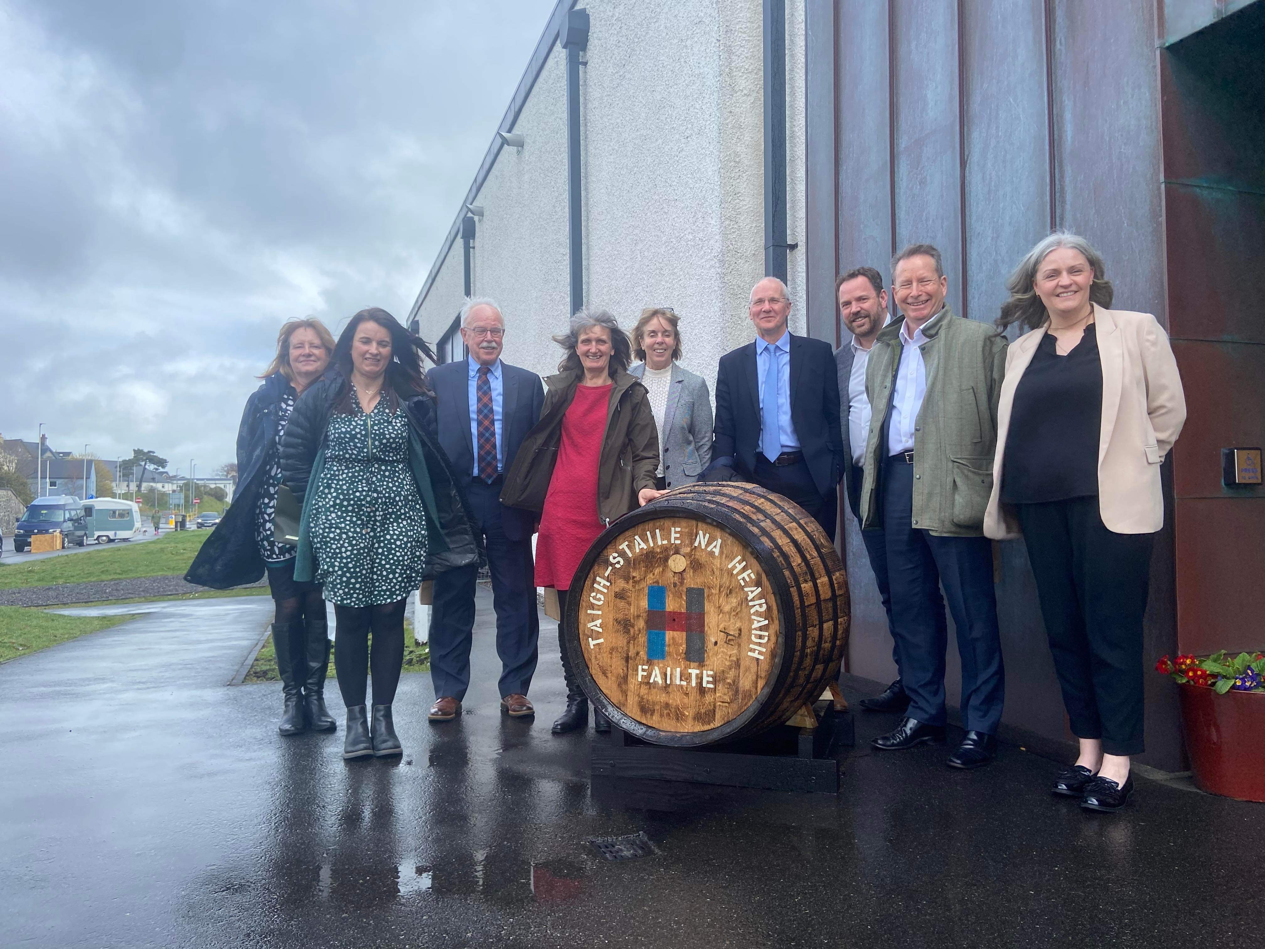 HIE Board visit Isle of Harris Distillers